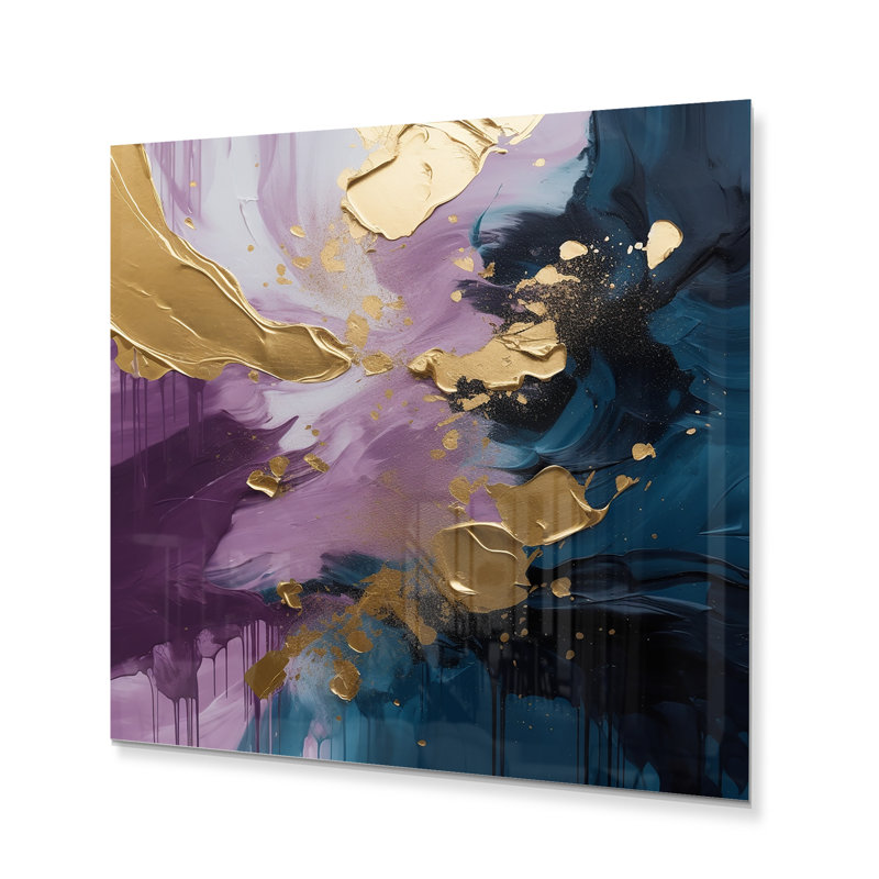 Impression sur toile, H 29 po x l 29 po, Métal métal