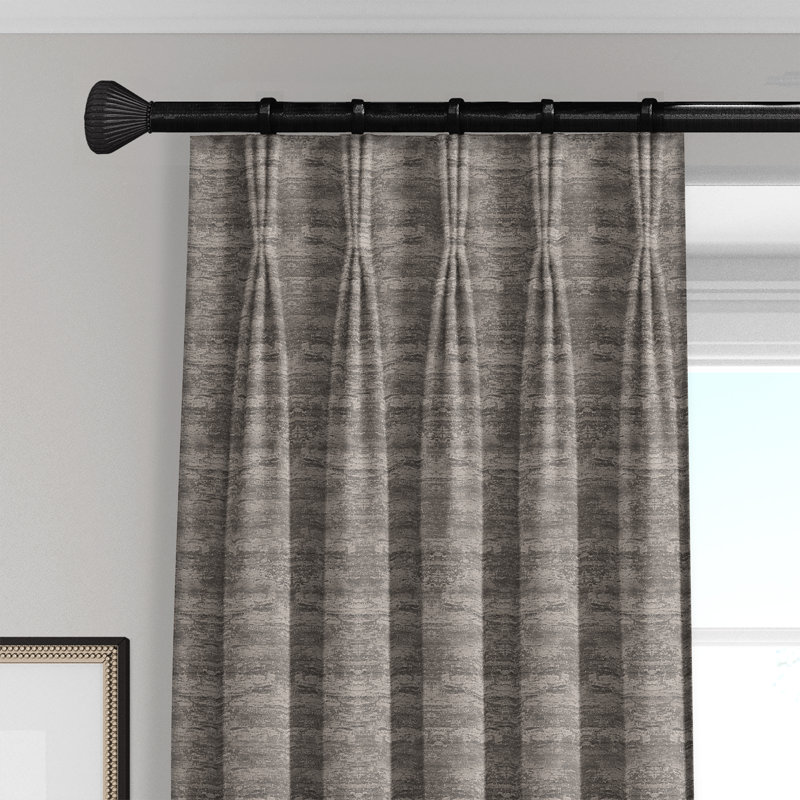 Panneau de rideau simple Montgomery, Vert menthe, L 40 po x L 96 po