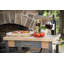 Cucina Elegante Kitchen Cart with Wood Top-19003836