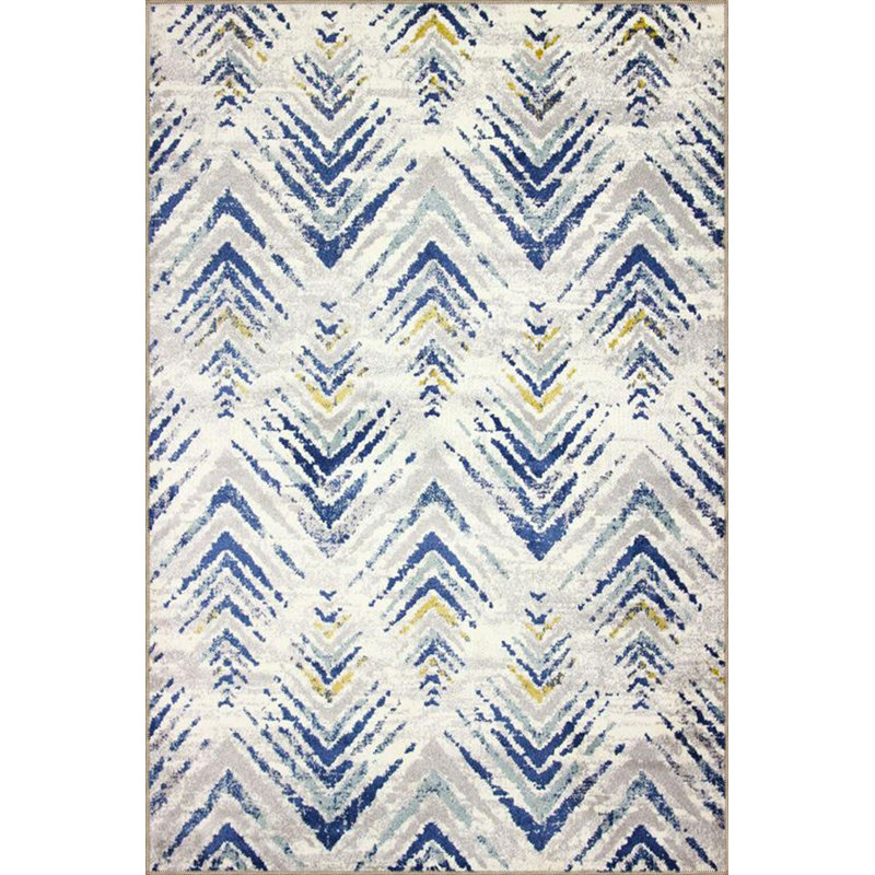 Tapis tissé en croix et lavable Cross, Carré 3 pi 3 po