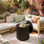 Table d'appoint Cooler, table de bar 2 en 1 avec rangement Cooler, seau à glace portable pour les fêtes en plein air, plage et pique-nique, noir -126560348-111066862