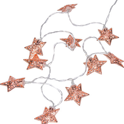 Indoor / Outdoor 10 - Bulb 48 in. Battery Powered LED Novelty String Light