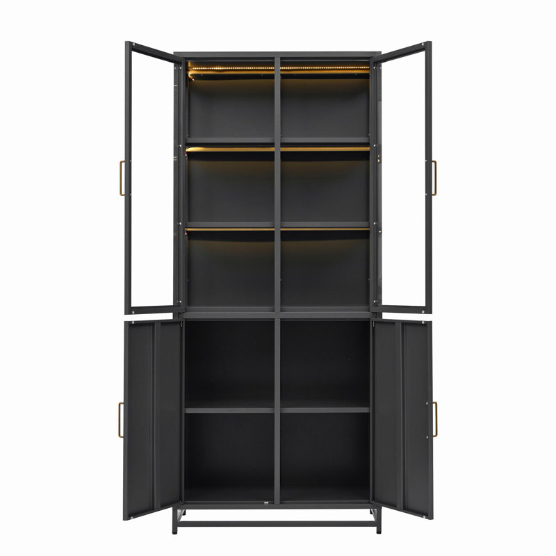 Garde-manger 76,75 po Lackowski, Noir