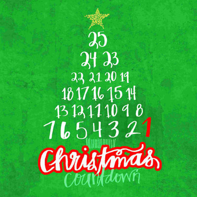 " Christmas Countdown Tree "