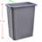 Plastic Open Recycling Bin - 9 Gallons