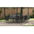 Set Of 4 Dark Grey Aluminium And Glass Large Expandable