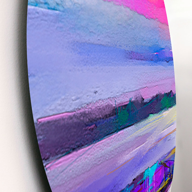 Abstract Wall Decor on Metal