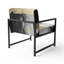 Chaise d'appoint d'appoint rembourrée Abstract-309074189