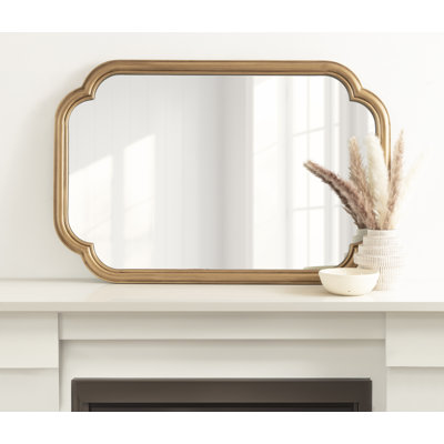 Glenby Scalloped Rectangle Bathroom Mirror