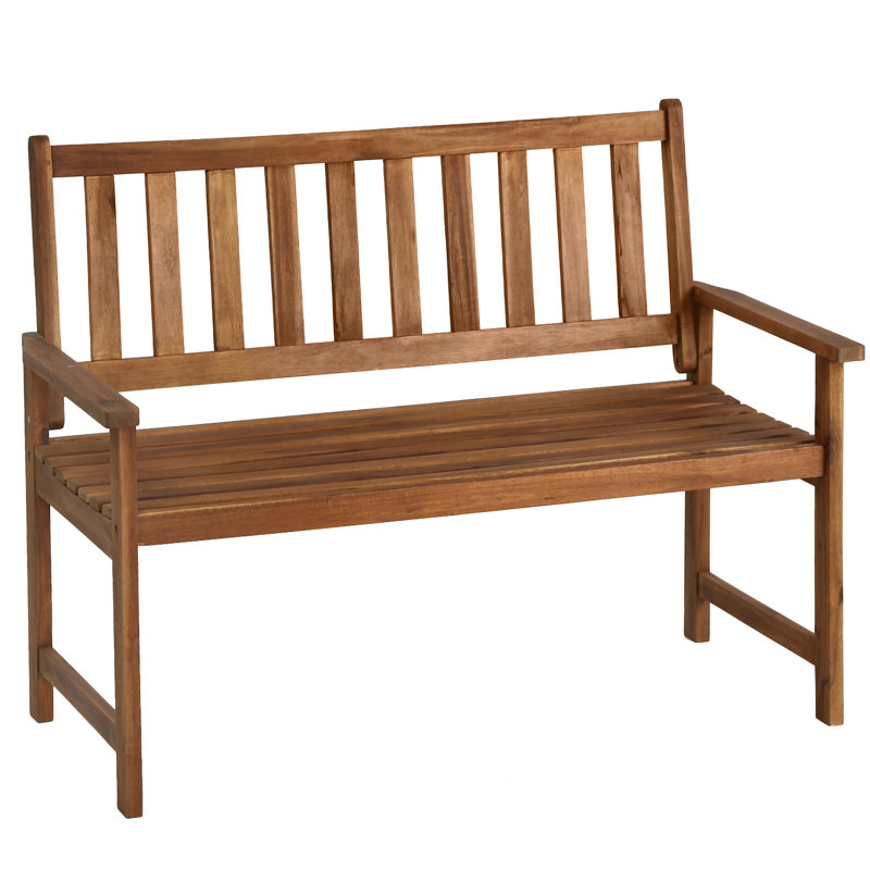 Banc de jardin en bois manufacturé Arjina