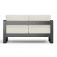 Causeuse d'extérieur moderne avec coussin