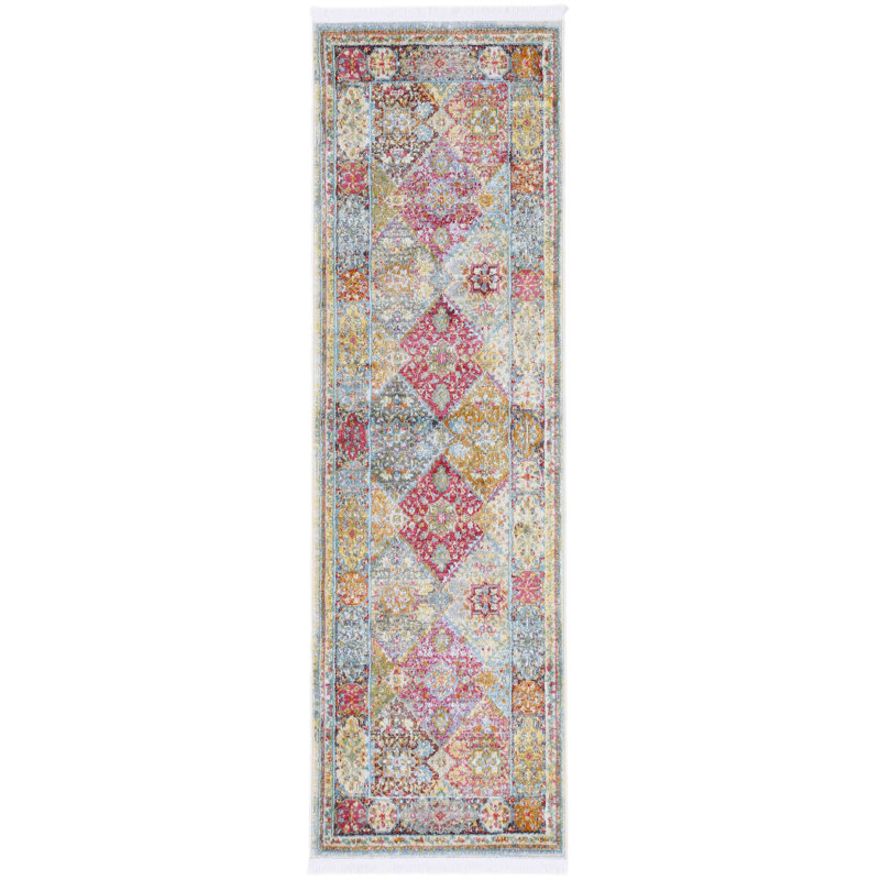 Harleen Plaid Area Rug, Runner 75 x 200cm