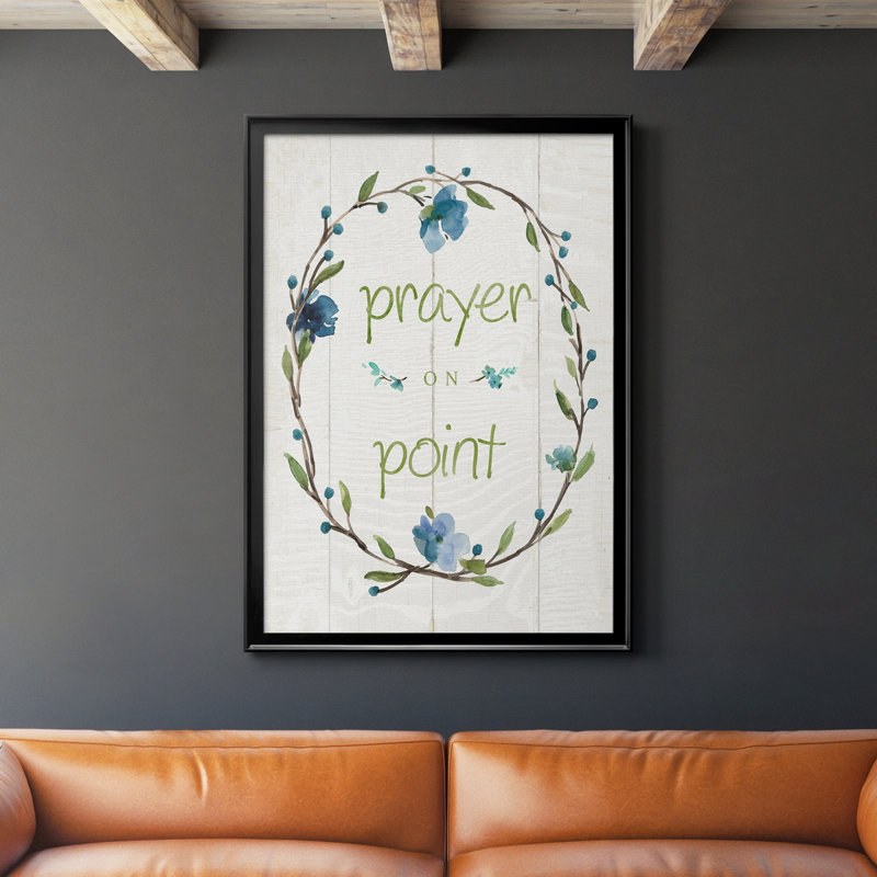 " Prayer On Point ", Black, 30.5" H x 42.5" W x 1.5" D