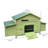 Spacious Wooden Chicken Coop For Outdoor Use With Dual Nesting Boxes And Two Free-range Doors For Easy Access