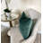 Housse de coussin en velours vert uni-108655424-108655430