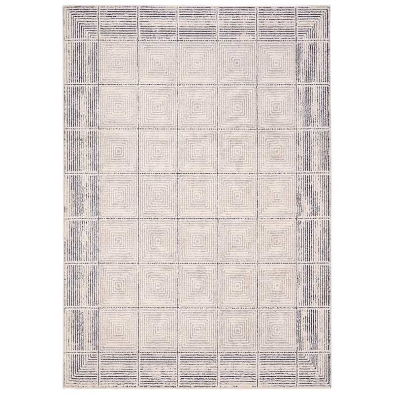 Vibe by Union Rustic Quadrant Powerloomed Area Rug, Rectangle 9'6" x 13'6"