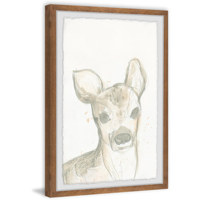Decicco Deer Cameo I - Drawing