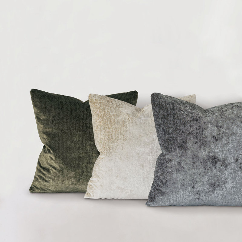 Housse et insert de coussin carré Downing, Ardoise