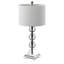 Ensemble de lampes de table en verre transparent 24 po Conner-William