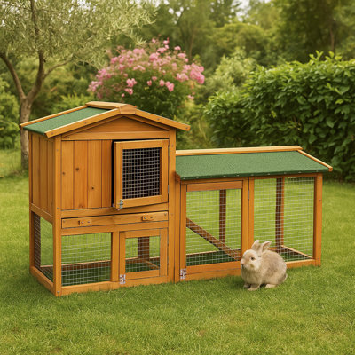 Kaninchenstall Vida mit Rampe