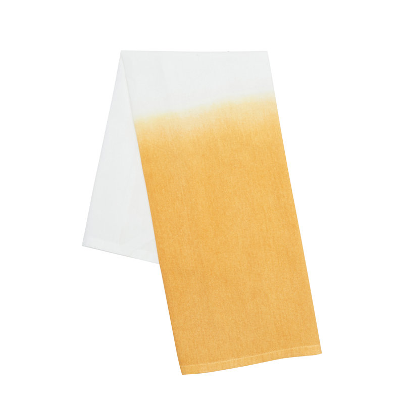Aster Ochre Towel, Yellow