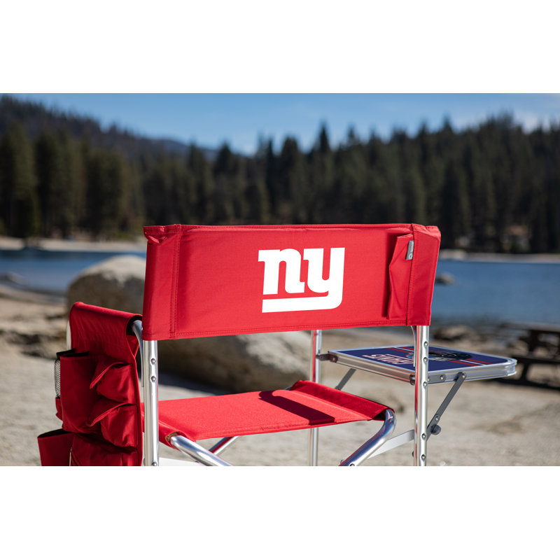 Folding Director Chair, Red, New York Giants