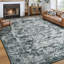 Tapis à motif floral lavable Wymond-111181461