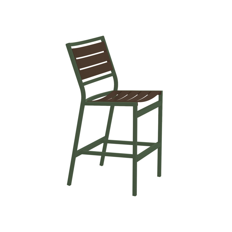 Cabana Club Outdoor Bar Stool, Obsidian, Greco