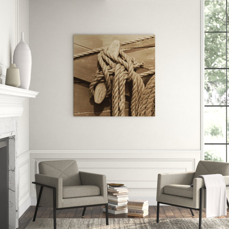 Nautical Aspect IV Print by Michael Kahn, Glass Coat, 24" H x 24" W x 1.5" D