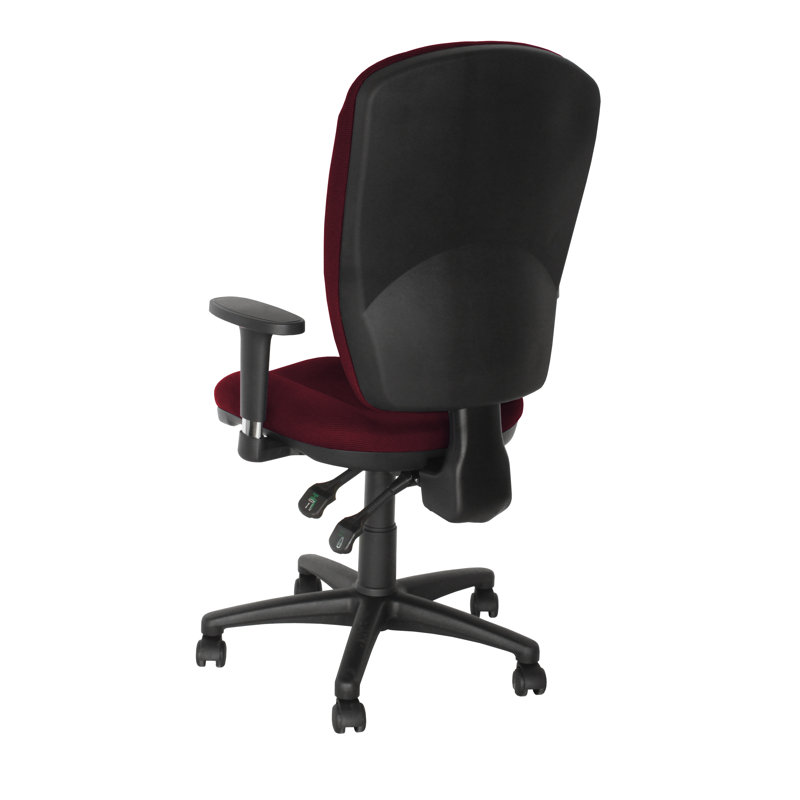 Office Chair, Bordeaux, Adjustable Armrests
