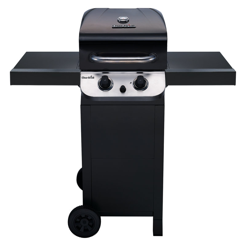 Char-Broil Convective Series 210B - 2 Burner Gas Barbecue Grill, Black Finish