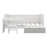 Twin Daybed With Storage Shelves And Study Desk, Matching Stool-639716646