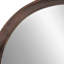Miroir mural en bois de manguier de style transitionnel avec cadre en bois de manguier massif D20x1,5 "-1153626113