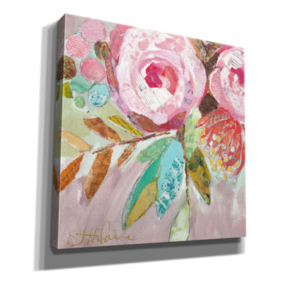 «Dream Floral 3» par St. Hilaire Elizabeth, art mural sur toile