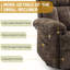 Recliner Chair,Rocker Recliners for Adults, Small Recliners for Small Spaces, Manual Recliner with Side Pockets for Living Room Bedroom-1402780432
