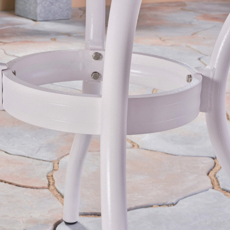 48in Round Table, White