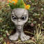 Pot à fleurs statue ancienne ancienne extraterrestre "Zoe"-1797326525