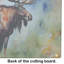 Moose Glass Cutting Board Large