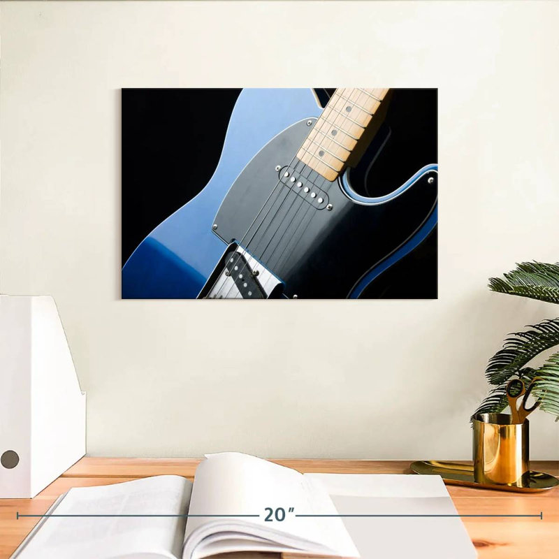 Guitare électrique Abarca, H 8 po x l 12 po
