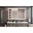 60X40 Inch Oversized LED Bathroom Mirror Wall Mounted Mirror With 3 Color Modes  Aluminum Frame Large Wall Mirror For Bathroom