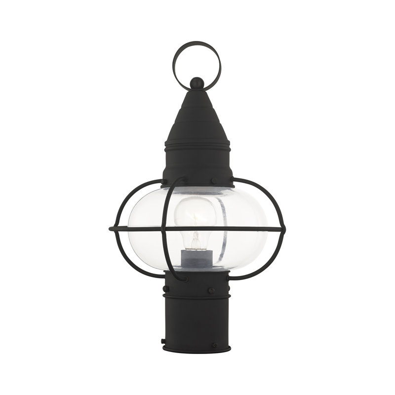 Tête de lanterne câblée 1 lumière Aster, Noir