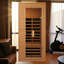 Sauna intérieur encastré à infrarouge lointain Hemlock