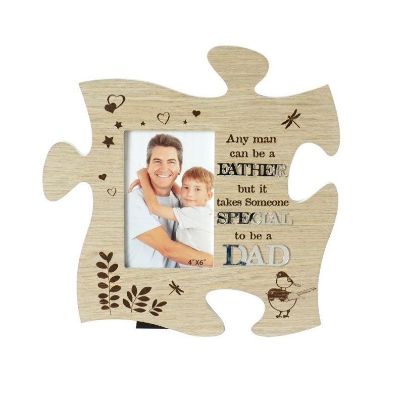 Cadre photo en placage de bois