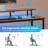 Kamai 54" L Shaped Computer Desk for Home Office Gaming Desk with LED Built-in Outlets with Storage Shelf-1198469283