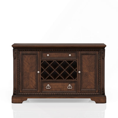 Chandabai 69" Wide 2 Drawer Solid Wood Server