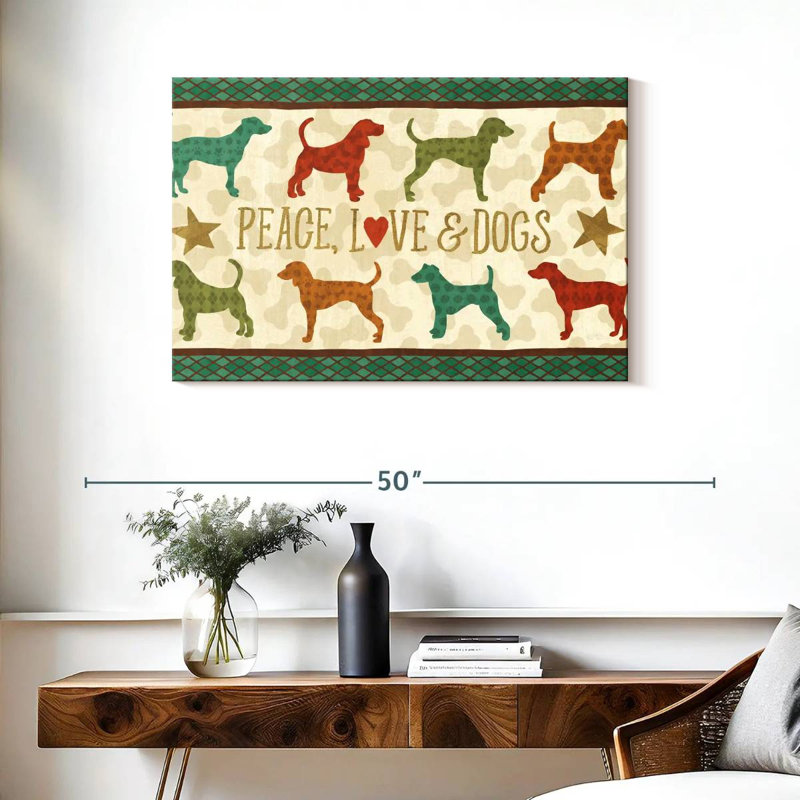 Dogs Life, 24" H x 36" W
