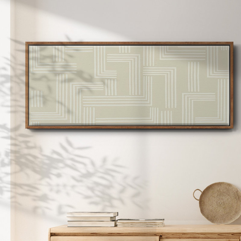 Roll Crossing III- Framed Canvas, 24" H x 60" W
