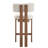 Upholstered Stool With Solid Wood Frame-1150270787