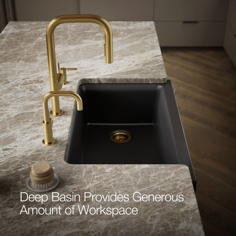 CAIRN 1 BASIN 36-In SHORT APRN, Matte Black