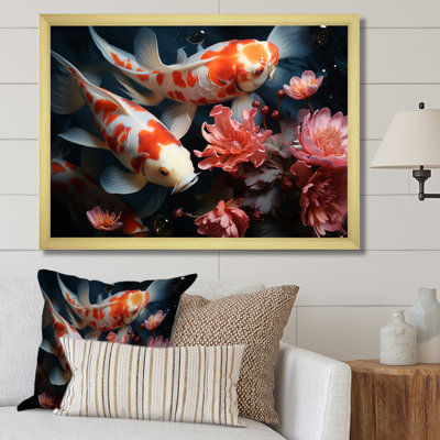 Art asiatique de Bassin du lotus sahraoui III, reproduction d'art sur toile